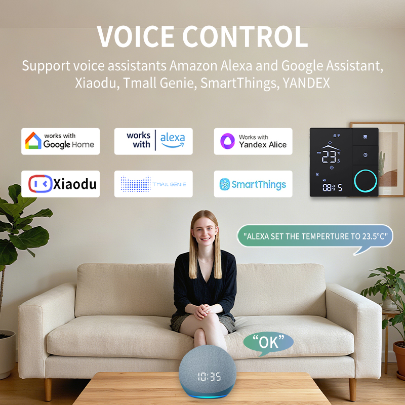 SDM9 LED Knob-Operated Thermostatt